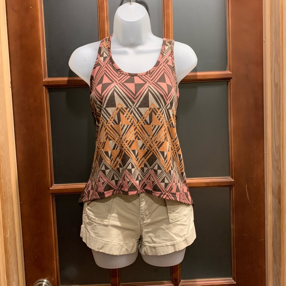 Multicolored Racerback Top - Picture 2 of 5